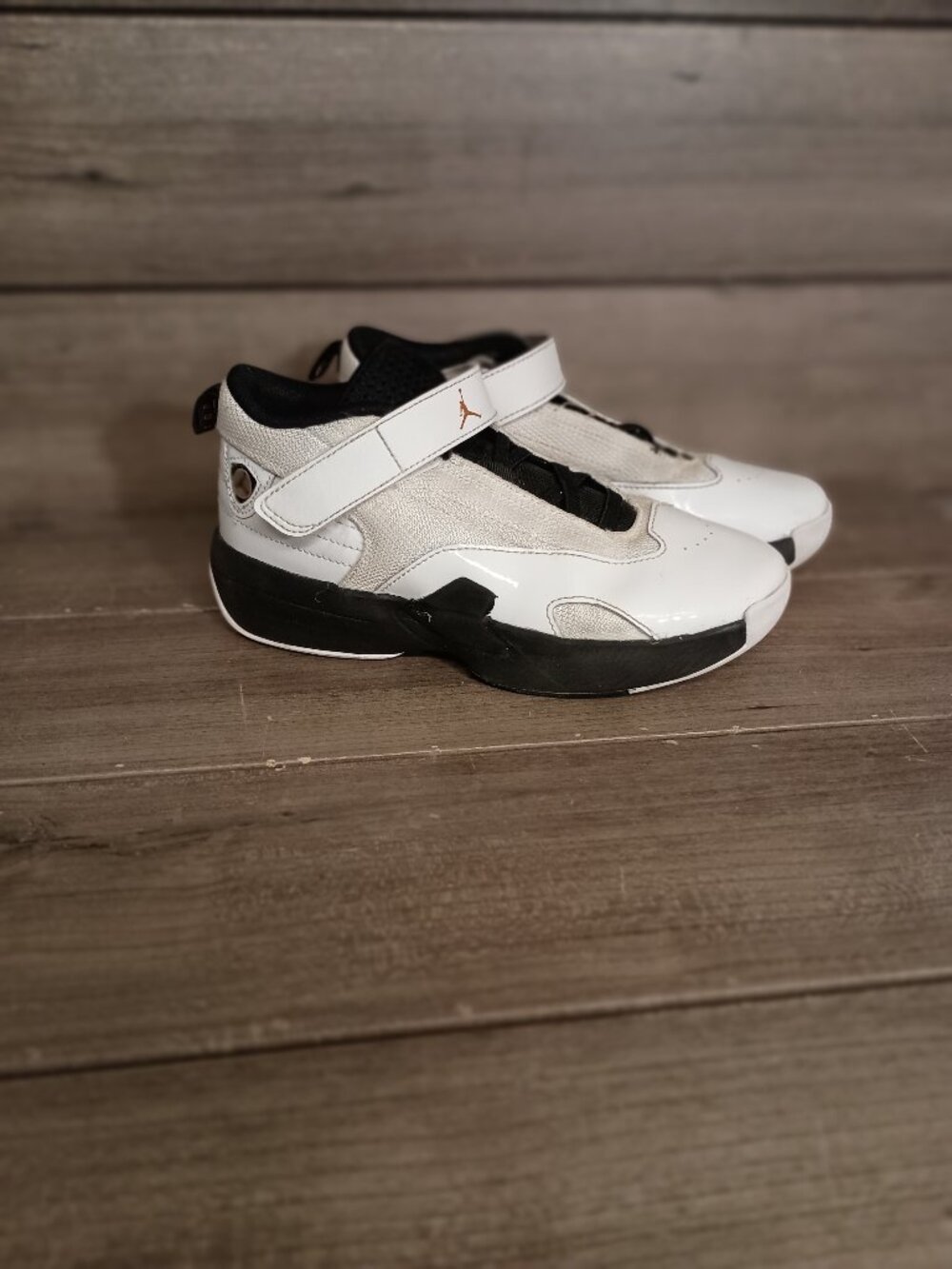 Nike Air Jordan Flight Youth Sneakers Size 2.5Y FQ8299-101 Black White